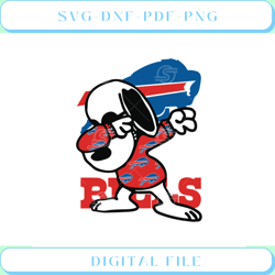 Bills Snoopy Svg Sport Svg, Football Svg, Football Teams Svg