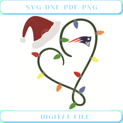Christmas And New England Patriots Svg Sport Svg, Christmas Svg