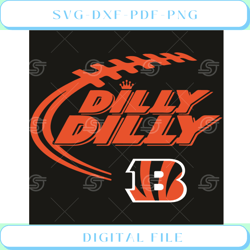 Dilly Cincinnati Bengals Logo Svg Sport Svg, Dilly Svg