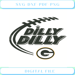 Dilly Green Bay Packers Svg Sport Svg, Dilly Svg, Packers Svg