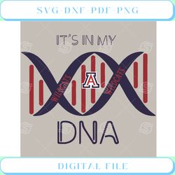 DNA Arizona Wildcats Svg Sport Svg, DNA Svg, Arizona Wildcats Svg - Carol Shirt Store