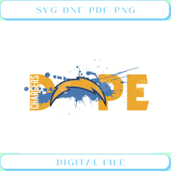 Dope Los Angeles Chargers Football Team Svg Sport Svg