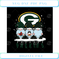 Green Bay Packers Gnomes Svg Sport Svg, Green Bay Packers