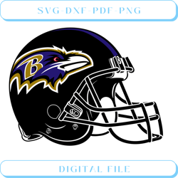 Baltimore Ravens Helmet SVG Cut File