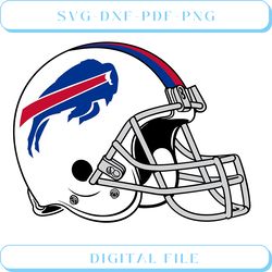 Buffalo Bills Helmet SVG Cut File