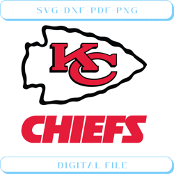 Kansas City Chiefs Logo &amp Wordmark SVG