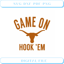 Buy Game On Hook Em Logo Eps Png online in USA
