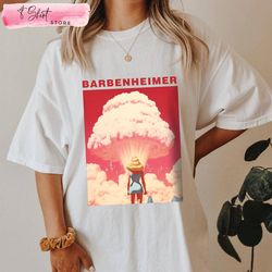 Barbenheimer Tshirt Barbie Shirt Women Movie Lover Gift, Custom Shirt