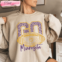 Go Minnesota Vikings Long Sleeve T Shirt Vikings Football Gifts, Custom Shirt
