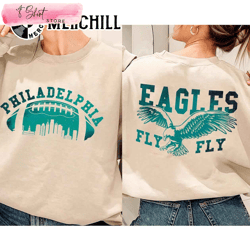 Philadelphia Football Sweatshirt Eagles Fly Fly, Custom Shirt