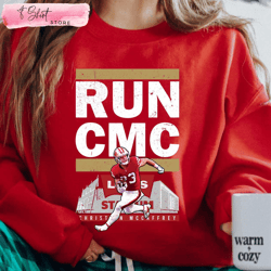 run cmc 49ers womens long sleeve shirt 49ers gifts for her, custom shirt