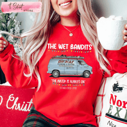 The Wet Bandits Christmas Sweater, Home Alone Christmas Shirt, Funny Christmas Gifts, Custom Shirt