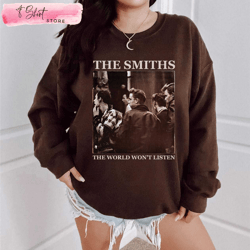 the world wont listen the smiths band tee gifts, custom shirt