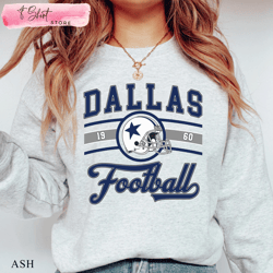 Vintage Dallas Cowboys Football Sweatshirt, Custom Shirt