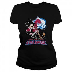 Colorado Avalanche Mickey Mouse Disney Hockey Stanley Cup Champions Shirt