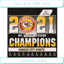 2021 NFL Playoff Division Champion Kansas City Chiefs Svg Sport Svg