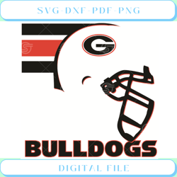 Georgia Bulldogs Helmet Svg Sport Svg, Helmet Svg, Stripe Svg