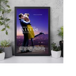 La La Land Movie - Film Poster - Damien Chazelle Film - Vintage Movie Print - Home Wall Decor - Retro Film Poster - Roma