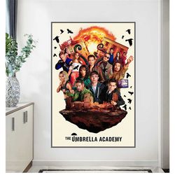 The Umbrella Academy Season 3 2022 Poster Room Decor Print Poster Bar 238
