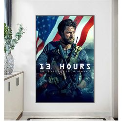 13 Hours Secret Soldiers of Banghazi 2016 Premium Movie Poster Home Art Print Bar 112