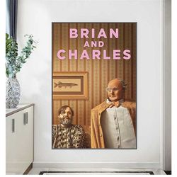 Brian and Charles 2022 Movie Poster Silk Wall Art Print Gift  Bar 183