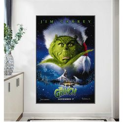 How The Grinch Stole Christmas 2000 Movie Poster Wall Art Home DecorPoster Bar 234