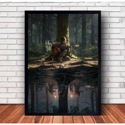 The Last Of Us Game Poster Canvas Wall Art Family Decor, Home Decor,Frame Option