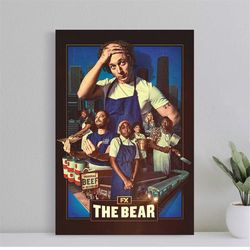 The Bear Season 1 Movie Poster TV Series, Wall Art Film Print, Art Poster for Gift, Home Decor Poster, (No Frame)