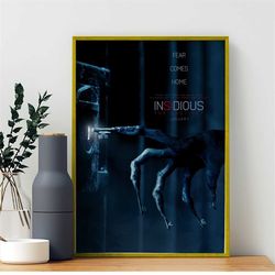 Insidious: The Last Key Horror Movie Poster, Halloween Gifts, Canvas Poster Decorative Painting