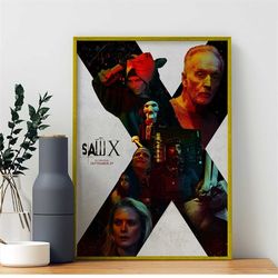 Saw X (2023)- Movie Poster (Regular Style)Canvas Art Prints,Home Decor, Art Poster for Gift