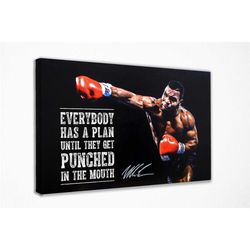 mike tyson, mike tyson poster, mike tyson wall art, boxing poster, framed, poster, canvas for living room home decor