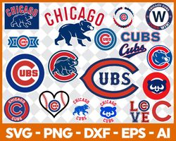 Chicago Cubs Baseball Team Svg