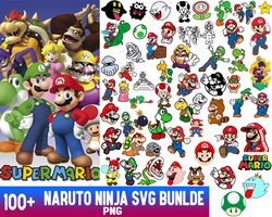 200 Files Super Mario SVG Bundle Design