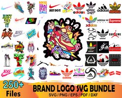 250 Brand Logo Svg Bundle, Nike Svg,Brand Logo Svg
