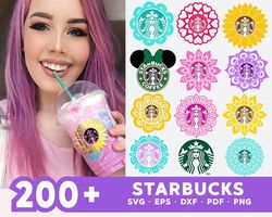 200 Starbucks Bundle SVG, Trending Svg, Starbucks Svg