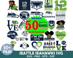 Seattle Seahawks SVG file, Seattle Seahawks SVG Bundle, Nfl Team logo
