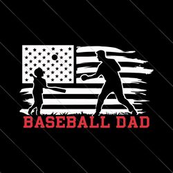 Baseball Dad svg, Father's Day svg, Fathers Day Ideas, Father's Day Gift, Mens Proud Baseball Dad American