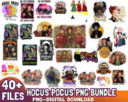 Hocus Pocus PNG Bundle, Hocus Pocus Png, Halloween SVG File