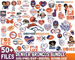 Bundle Denver Broncos Svg, Football Team Svg File