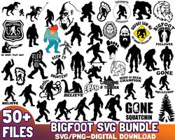 50 FILES Bigfoot svg Bundle File