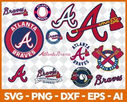 Atlanta Braves Baseball Team Svg File
