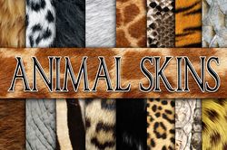 animal skin digital paper textures png, animal pattern, leopard pattern
