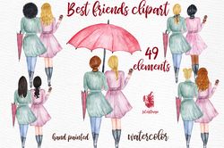 Best Friends Soul Sisters Clipart Graphic Png, Friends Png, Friends Clipart
