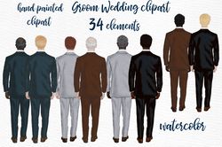 Groom Wedding Clipart Png, Groom Png, Groom Watercolor