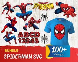 100 Spider Man Bundle Svg, Trending Svg, Spider Man Svg