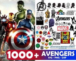 1000 Avengers Svg Bundle, Marvel Svg, Avengers Svg