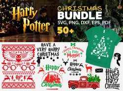 50 Harry Potter Christmas Svg, Christmas Svg, Harry Potter Svg