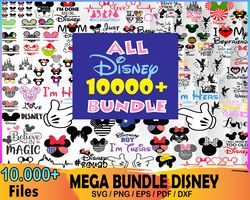 10000 Disney Svg Bundle, Mickey Svg, Elsa Svg