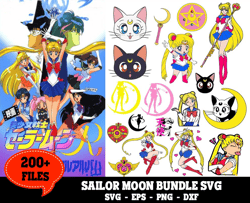 200 Files Sailor Moon Svg Bundle, Sailor Moon Svg, Usagi Tsukino Svg