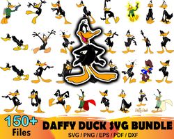 150 Daffy Duck Svg Bundle, Daffy Duck Svg, Looney Tunes Svg